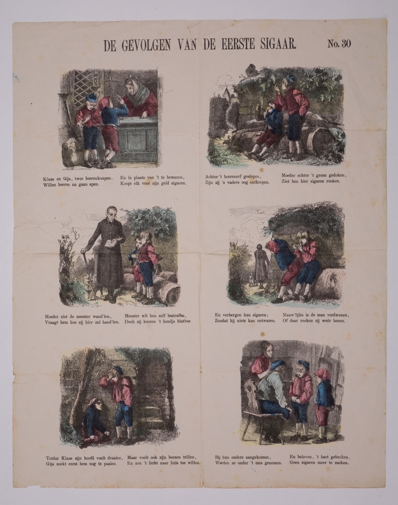 DE GEVOLGEN VAN DE EERSTE SIGAAR.