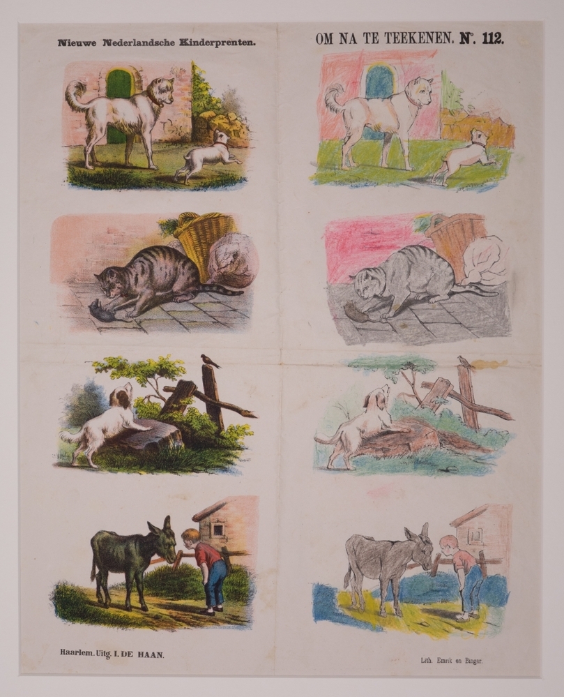 OM NA TE TEEKENEN. No. 112.