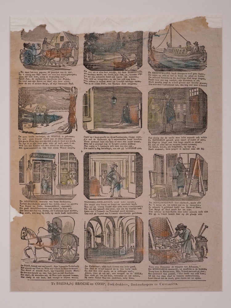 Als gy dees' nieuwe Wereld ziet /  't Is al verkeerd en raakt tot niet.