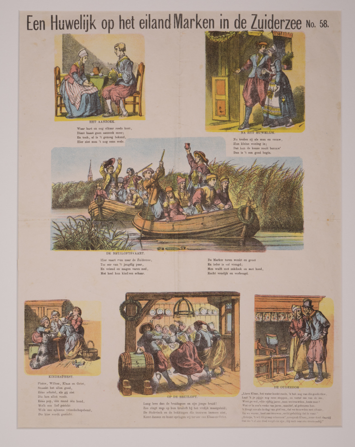 Een Huwelijk op het eiland Marken in de Zuiderzee  No. 58.