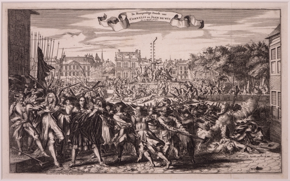 "De Rampzalige Doodt van CORNELIS en JOAN DE WIT. den 20 August Ao 1672."