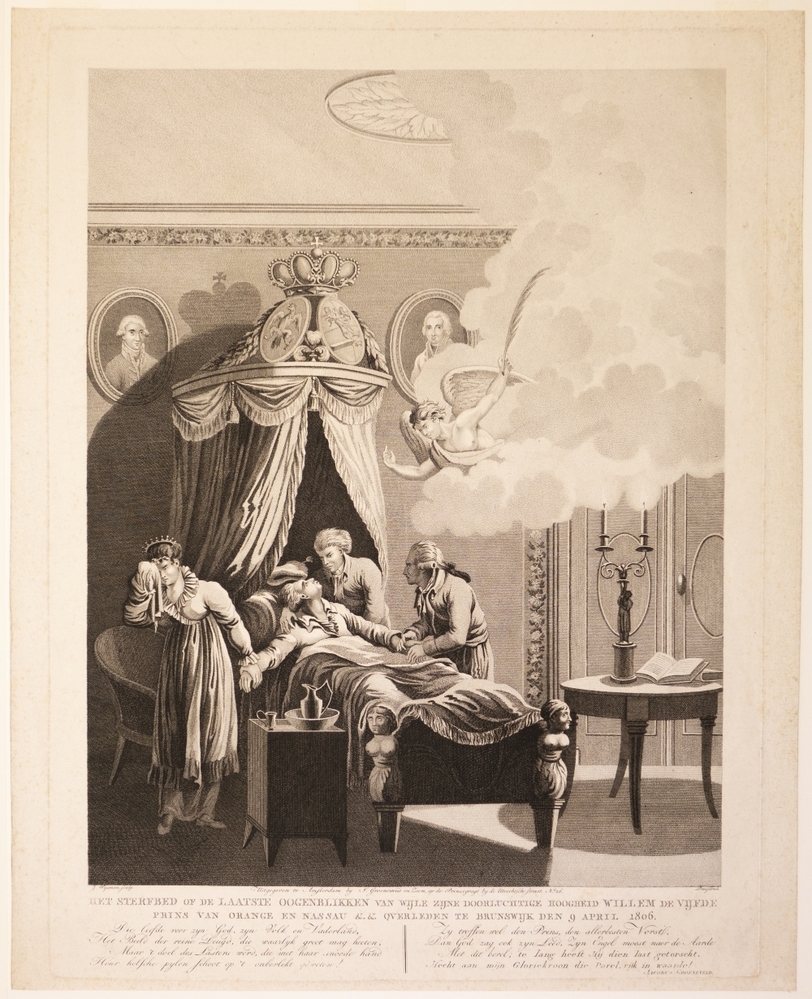 Het sterfbed van Willem V.