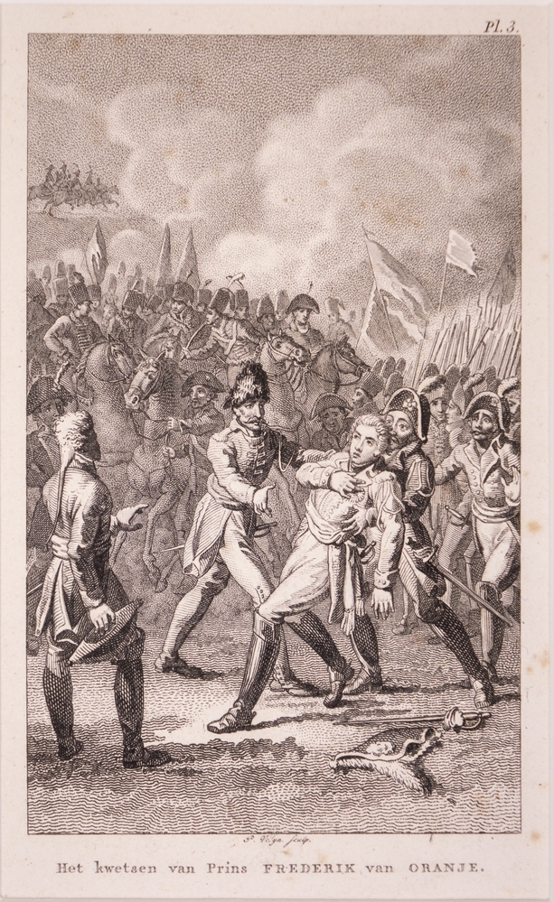 "Het kwetsen van Prins FREDERIK van ORANJE."