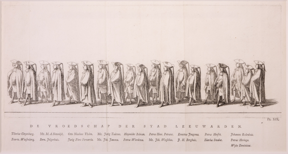 "NAUWKEURIGE AFBEELDING DER LIJK-STATIE VAN HAARE DOORLUCHTIGE HOOGHEID MARIA LOUISA, GEBOREN PRINCESSE VAN HESSEN-KASSEL, DOUAIRIERE VAN JOHAN WILLEM FRISO, PRINS VAN ORANGE EN NASSAU, ENZ. ENZ. ENZ."