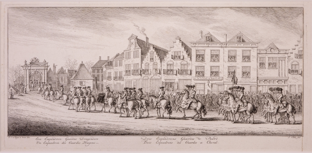 "De lijkstatie van Anna van Hannover, vrouw van Willem IV."