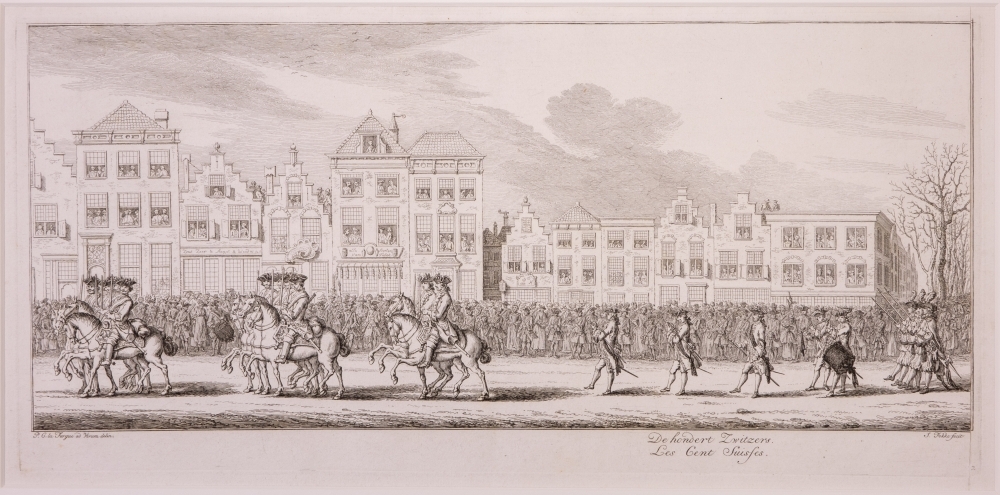 "De lijkstatie van Anna van Hannover, vrouw van Willem IV."