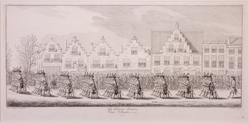 "De lijkstatie van Anna van Hannover, vrouw van Willem IV."