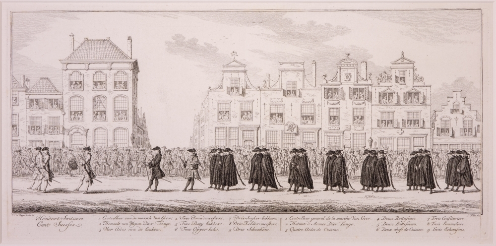 "De lijkstatie van Anna van Hannover, vrouw van Willem IV."