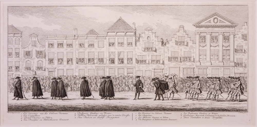 "De lijkstatie van Anna van Hannover, vrouw van Willem IV."