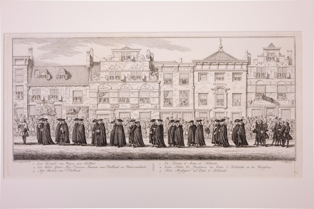 "De lijkstatie van Anna van Hannover, vrouw van Willem IV."