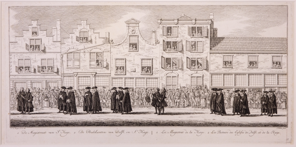 "De lijkstatie van Anna van Hannover, vrouw van Willem IV."