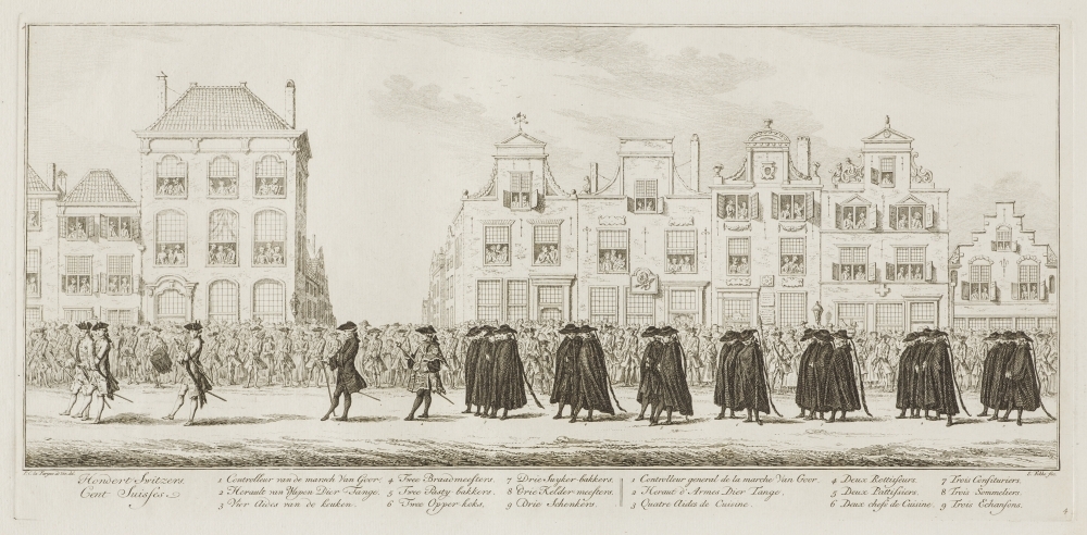 "De lijkstatie van Anna van Hannover, vrouw van Willem IV."