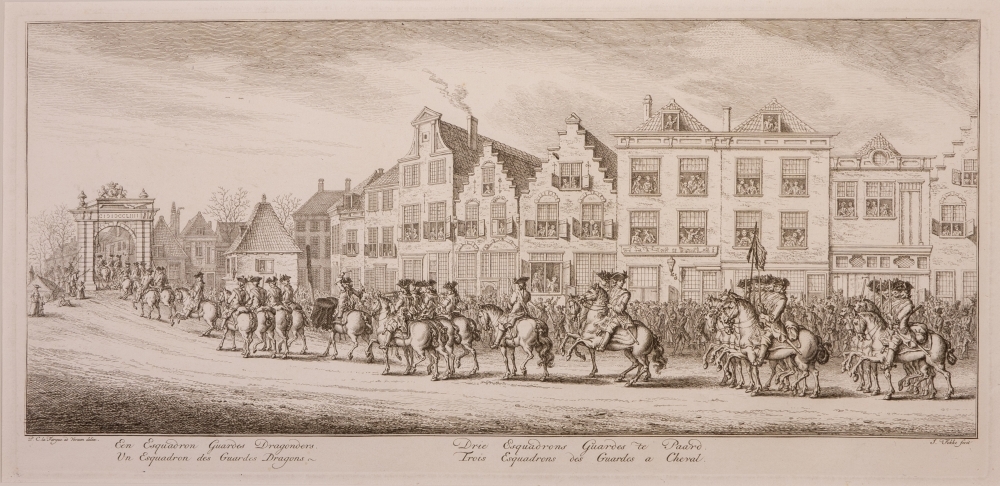 "De lijkstatie van Anna van Hannover, vrouw van Willem IV."