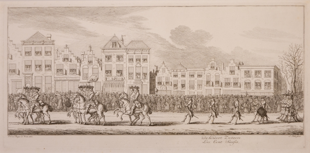 "De lijkstatie van Anna van Hannover, vrouw van Willem IV."