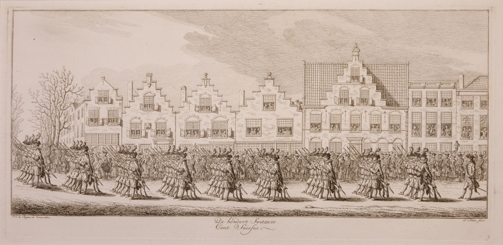 "De lijkstatie van Anna van Hannover, vrouw van Willem IV."