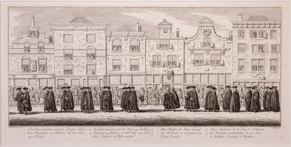 "De lijkstatie van Anna van Hannover, vrouw van Willem IV."