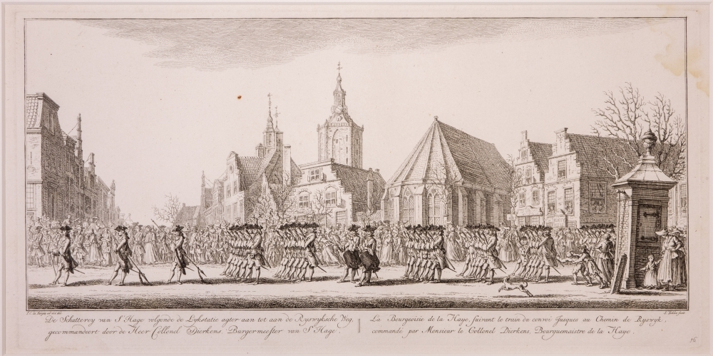 "De lijkstatie van Anna van Hannover, vrouw van Willem IV."