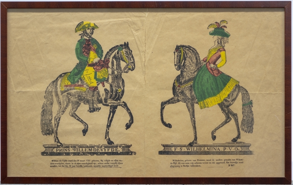 Willem V & Wilhelmina van Oranje-Nassau & van Pruisen