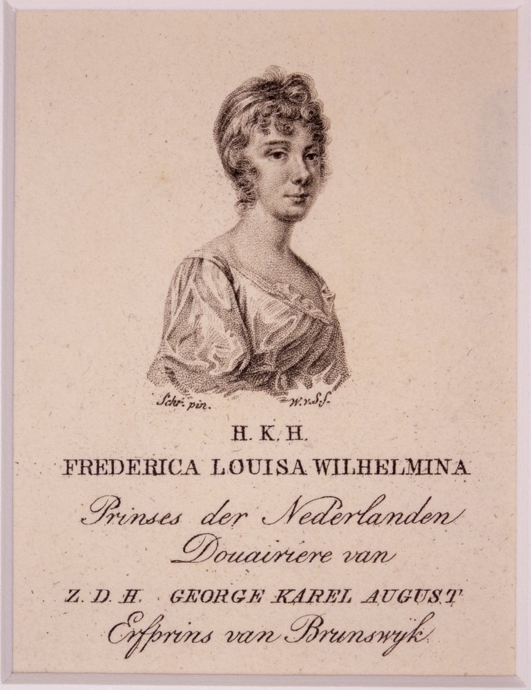 Wilhelmina, vrouw van Willem I en dochter Marianne van Pruisen en van Oranje-Nassau