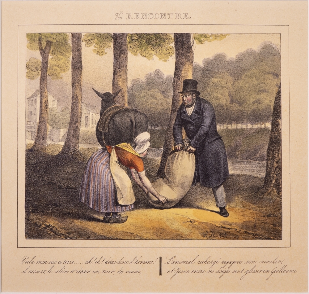 10 platen uit, een serie van 24 over "rencontré's" van Koning Willem I om en bij Brussel.