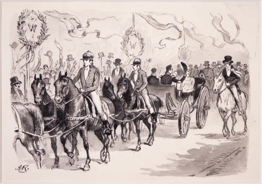 De intocht van Willem I in Nederland. (?).