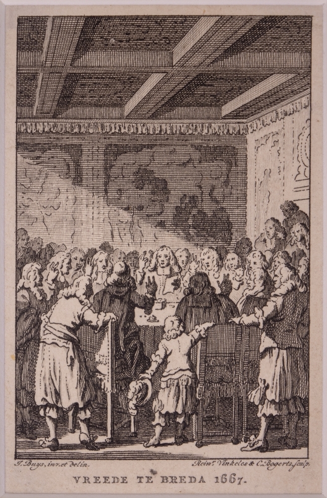 "VREEDE TE BREDA 1667."