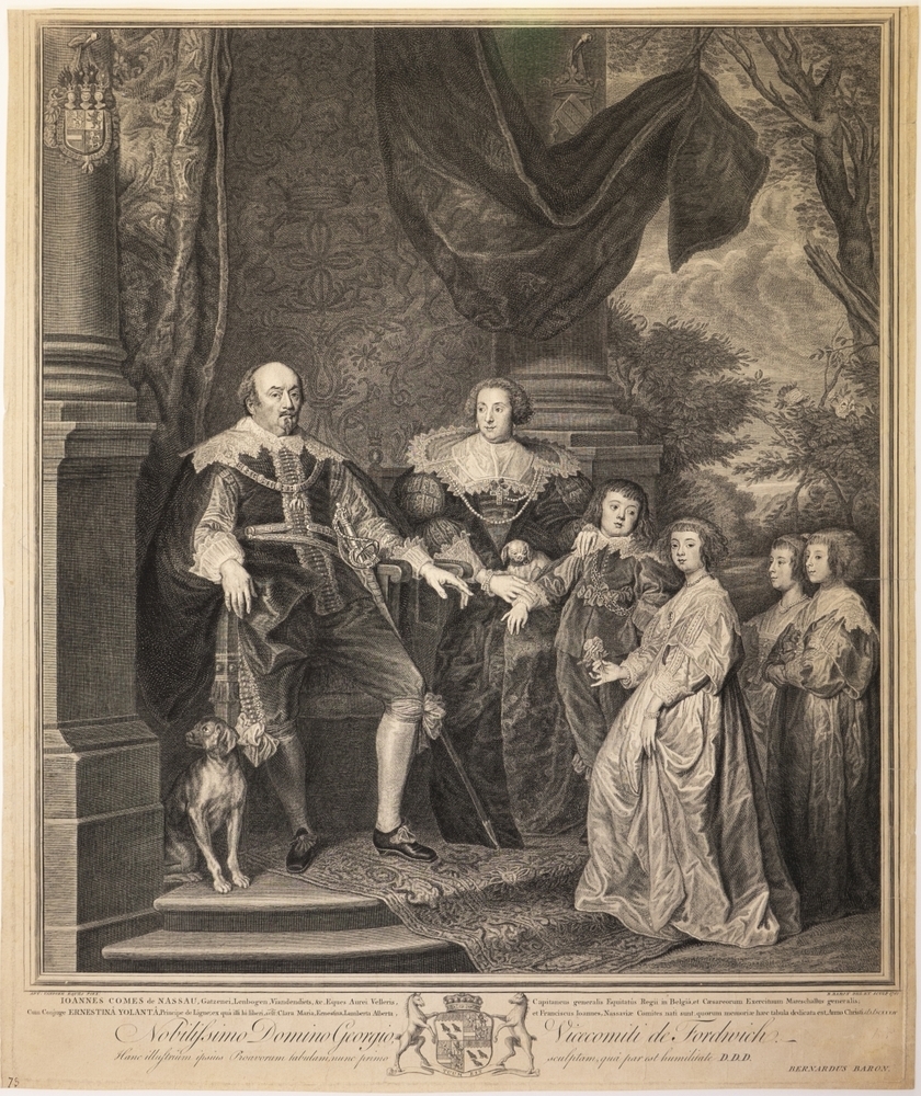 gezin Jan III d.Jongste&Ernestina Yolanda d.Linge van Nassau Siegen