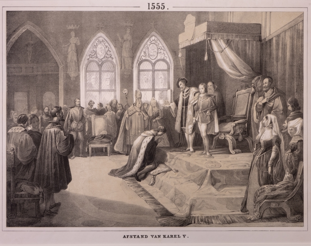 "AFSTAND VAN KAREL V."