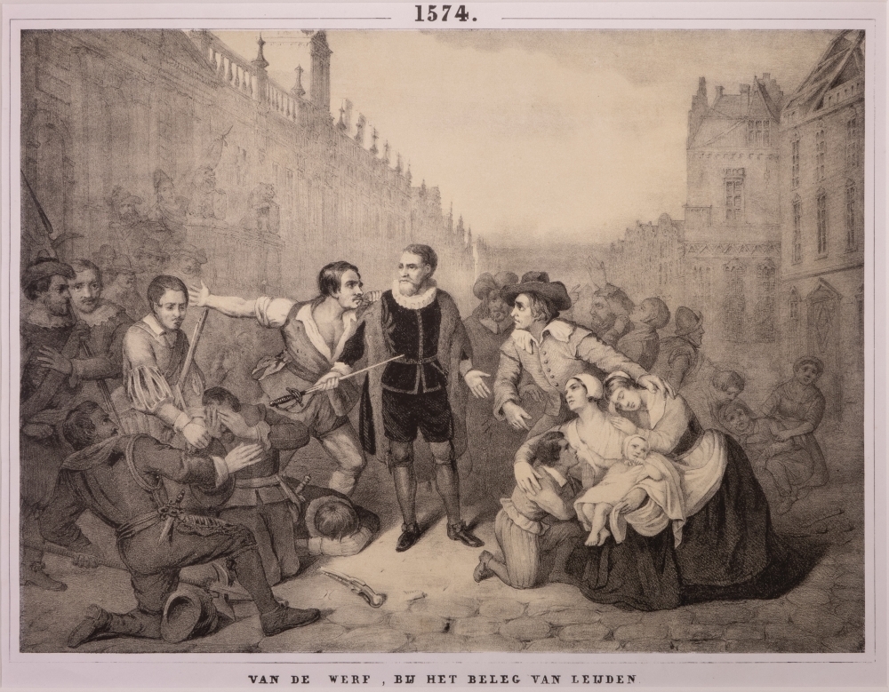 "VAN DE WERF, BIJ HET BELEG VAN LEIJDEN."