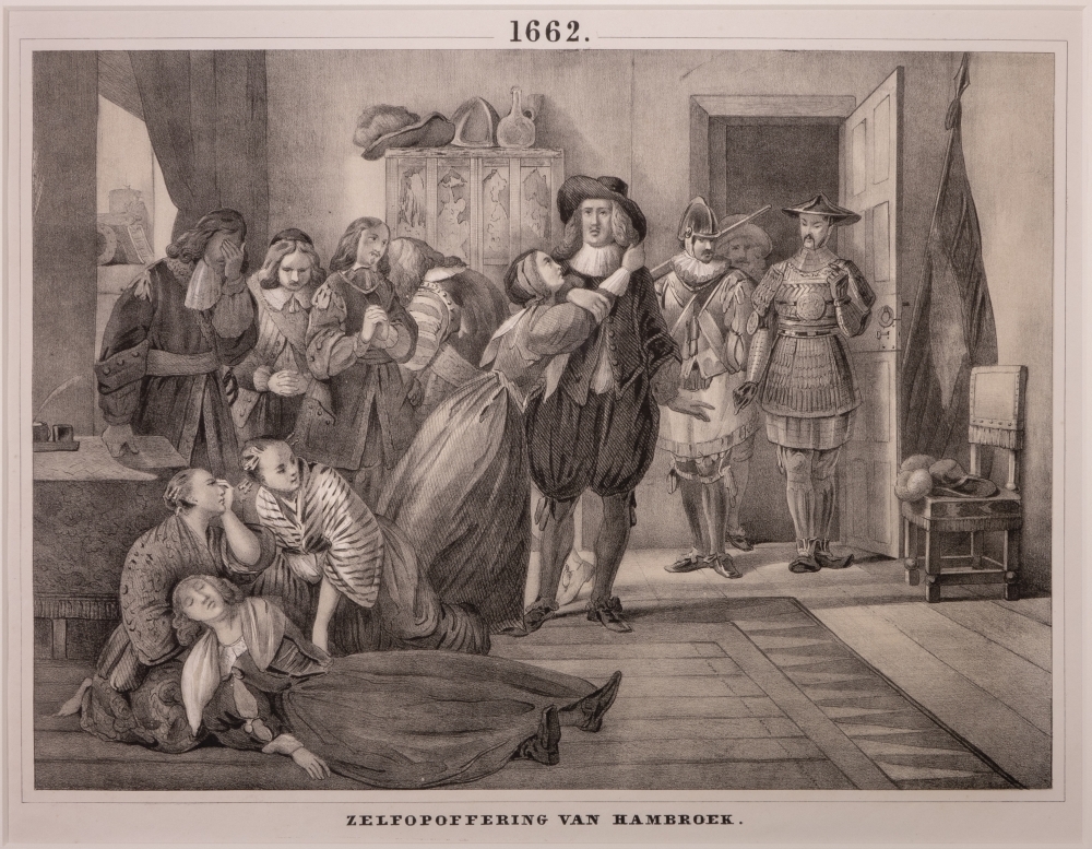 "ZELFOPOFFERING VAN HAMBROEK."