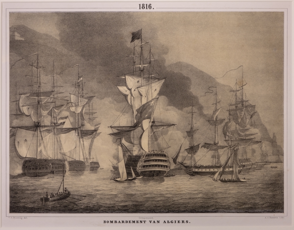 "BOMBARDEMENT VAN ALGIERS."