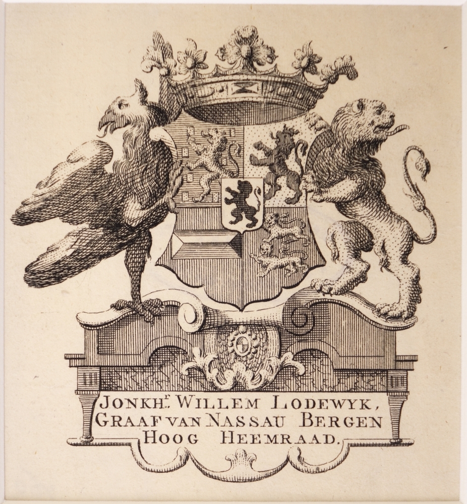 wapens: Wapen van Willem Lodewyk, Graaf van Nassau Bergen.