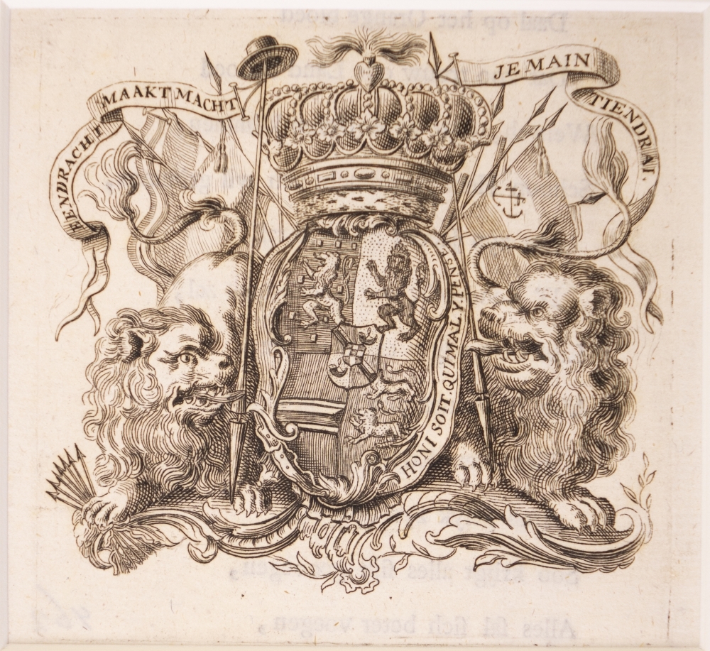 wapens: Wapen van Willem I, de Zwijger.