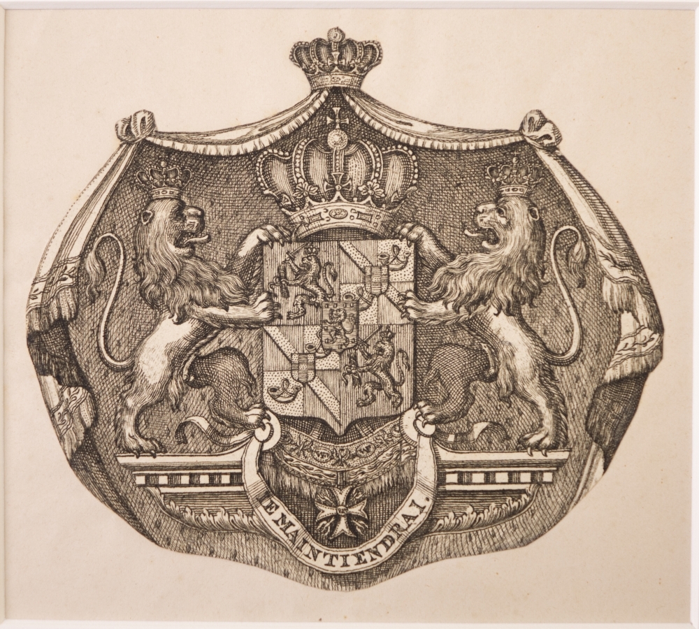 wapens: Wapen van Oranje en Nassau.