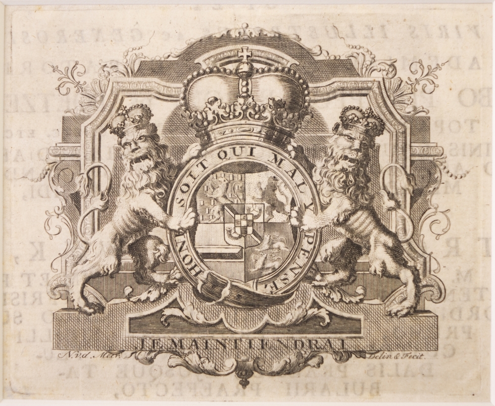 wapens: Het wapen van Willem I, de Zwijger.