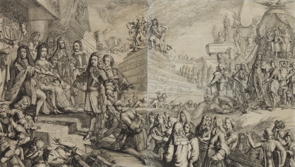 Zinn. voorstel: op gebeurtenissen in 1689, Willem III.