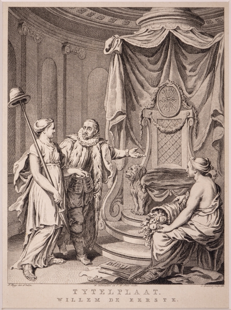 "TYTELPLAAT. WILLEM DE EERSTE."