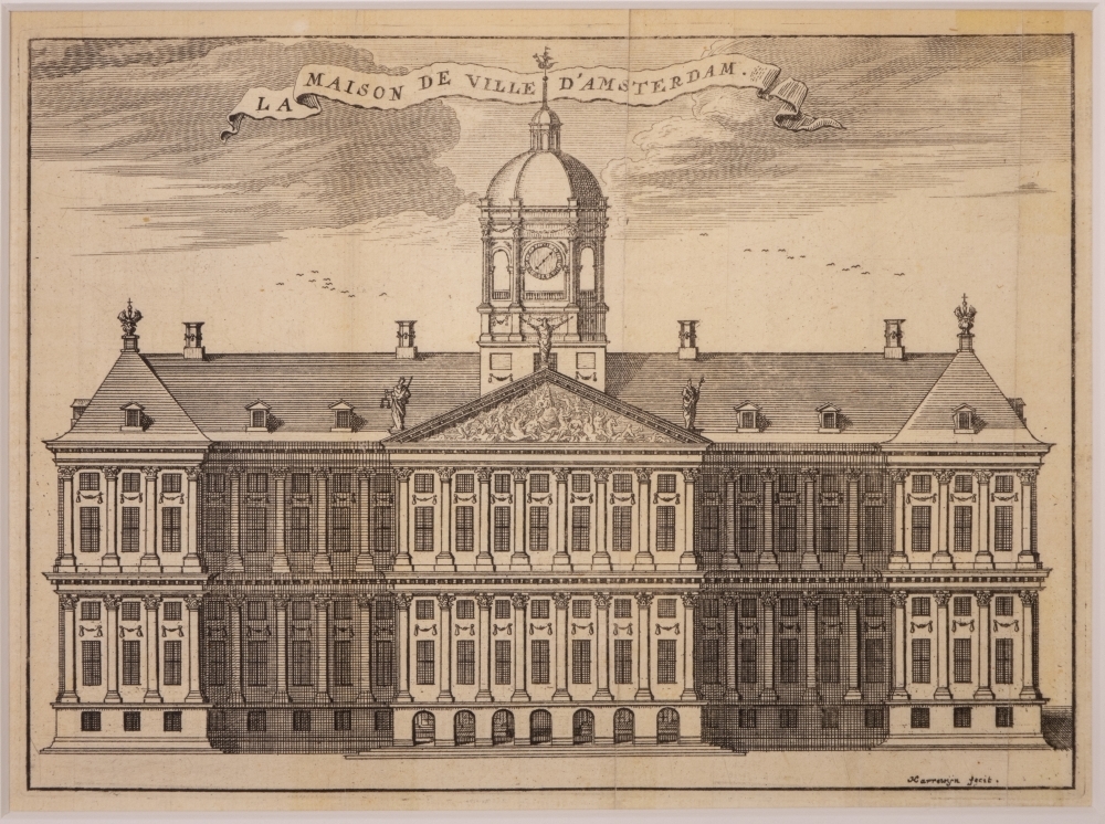 topografie: Het Stadhuis te Amsterdam.