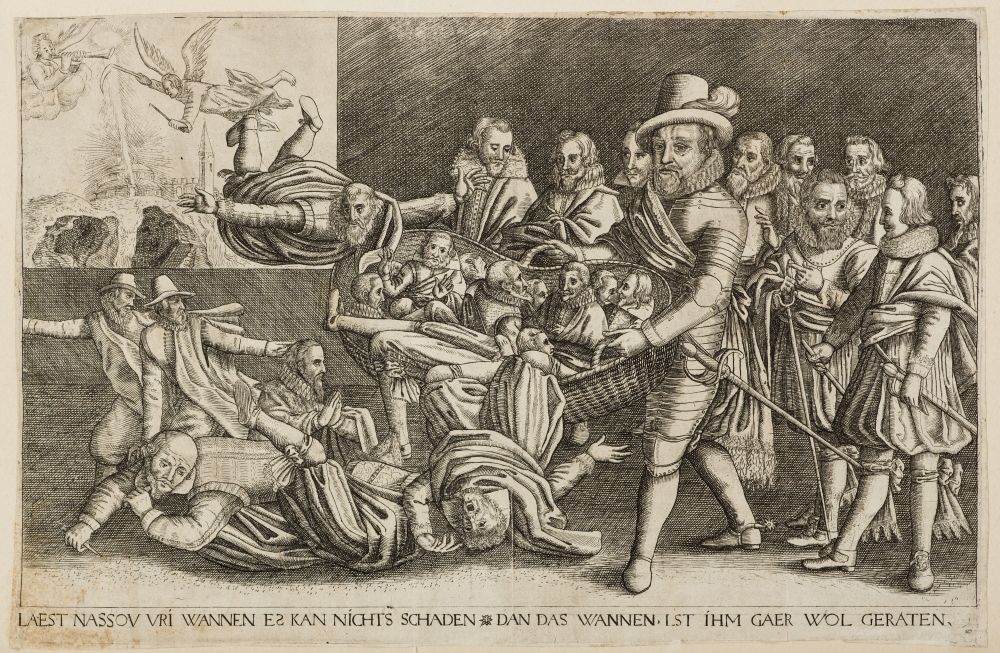 Spotprent op Oldenbarneveld.