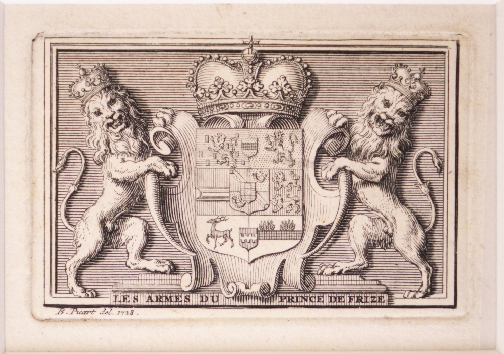 wapens: Wapen van de Friese Stadhouders. "LES ARMES DU PRINCE DE FRIZE".