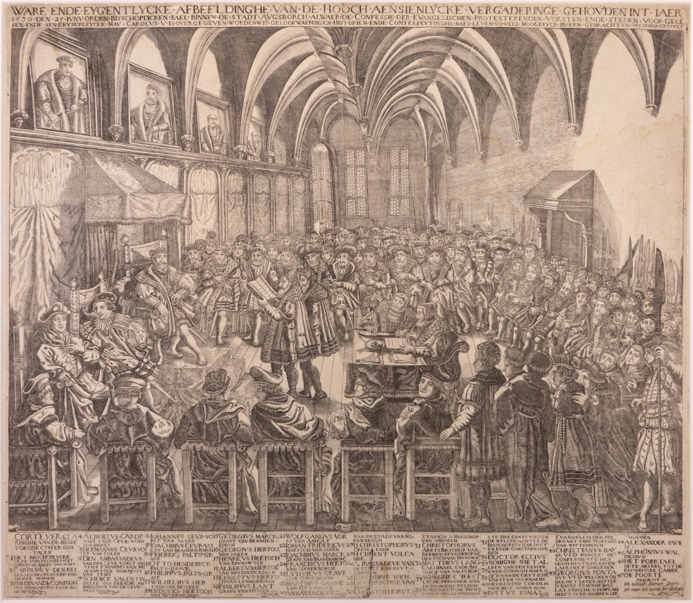 Rijksdag te Augsburg, Confessie der Evang. Protest. Vorsten en steden.