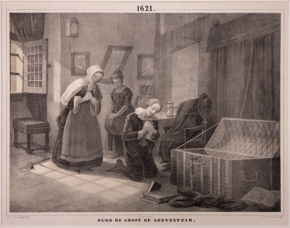 "HUGO DE GROOT OP LOEVESTEIN."