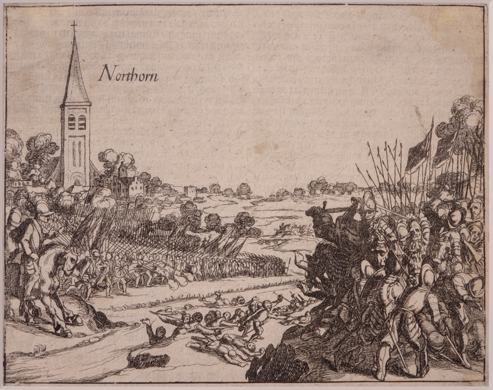 Het Staatsche leger bij Noordhoorn door Verdugo geslagen.