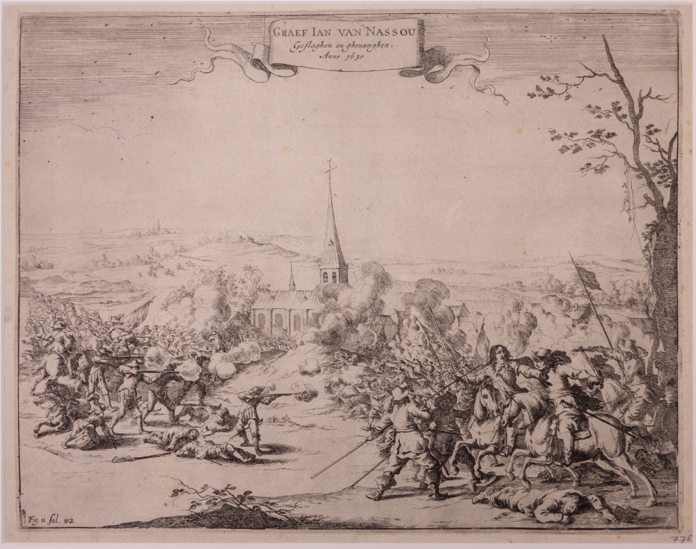 "GRAEF JAN VAN NASSAU Geslaghen en gheuanghen, Anno 1630"