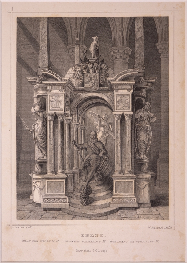Het praalgraf van Willem I te Delft.