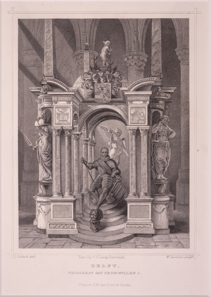 Het praalgraf van Willem I te Delft.