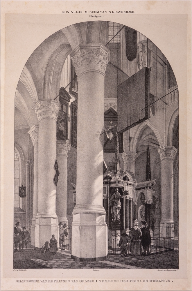 De graftombe van WILLEM I te Delft.