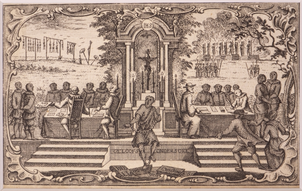 Tafereel uit de Contra-Reformatie.