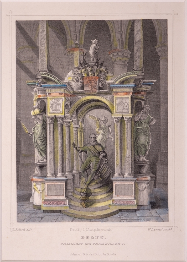 Praalgraaf van Willem I te Delft.