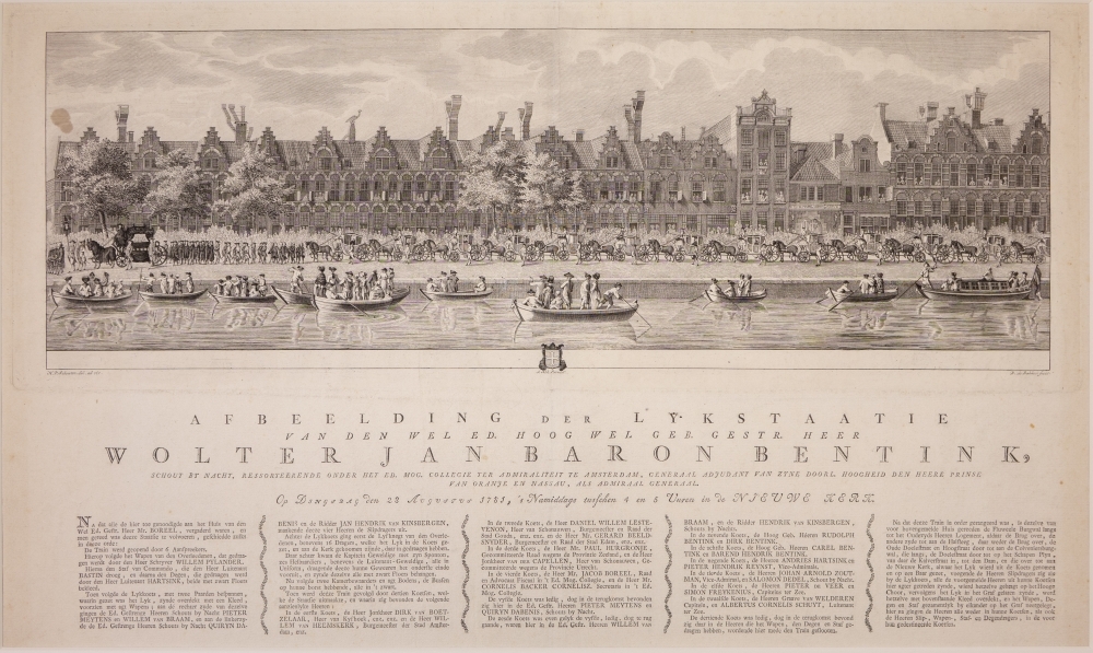 "Lijkstatie van Wolter Jan Baron Bentink."